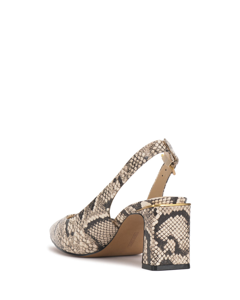 Hamden Buckle Slingback - Black/Cream/Black - Vince Camuto
