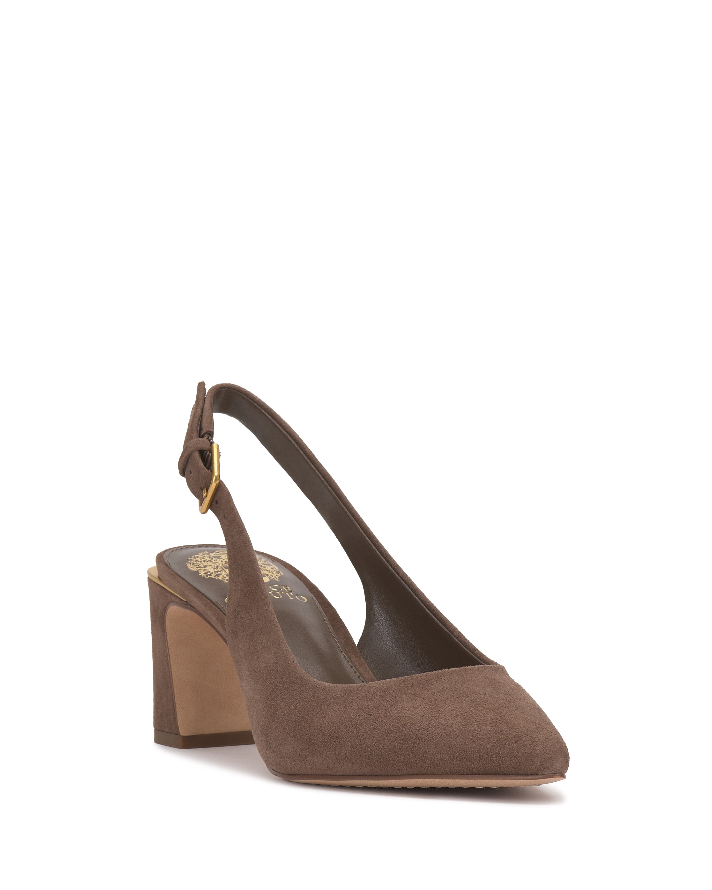 Hamden Buckle Slingback - Toasted Taupe - Vince Camuto
