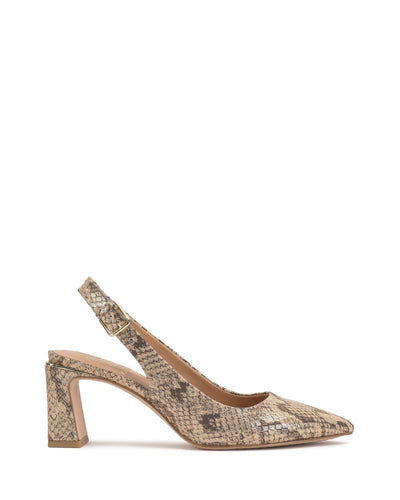 Hamden Buckle Slingback - Natural/Gold - Vince Camuto