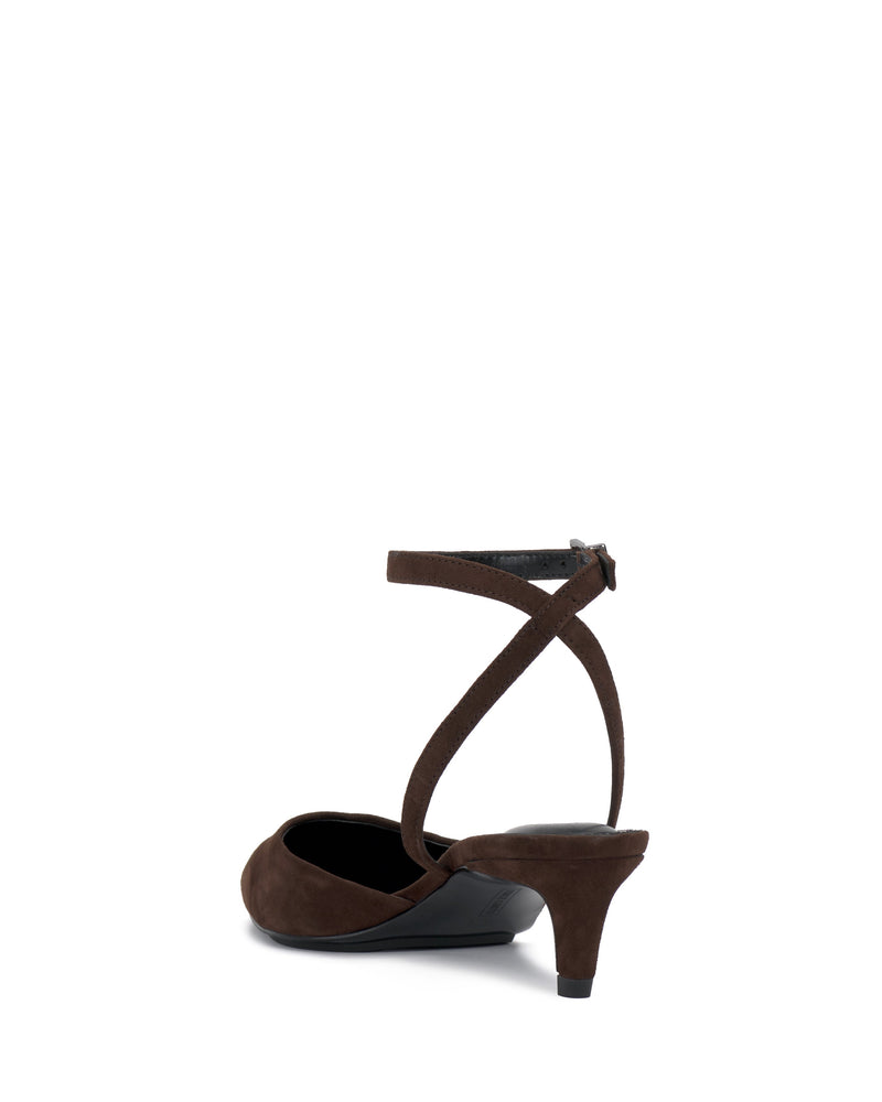Irva Ankle Strap Kitten Heel Pump - Vince Camuto