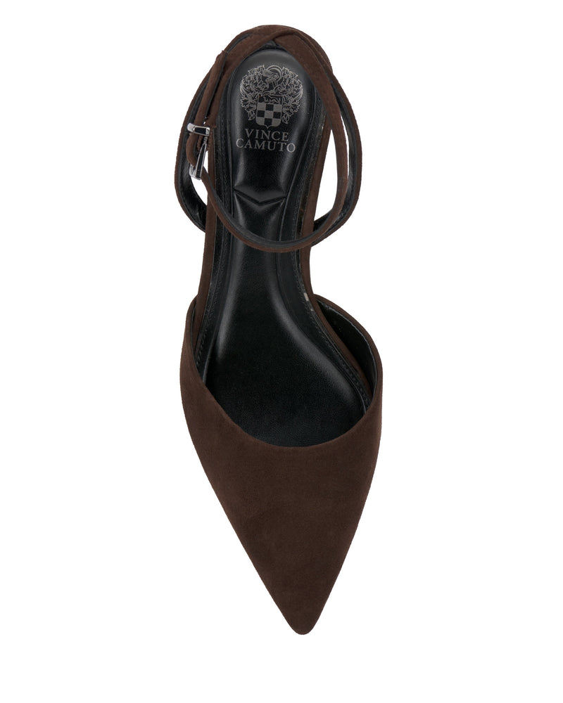 Irva Ankle Strap Kitten Heel Pump - Vince Camuto