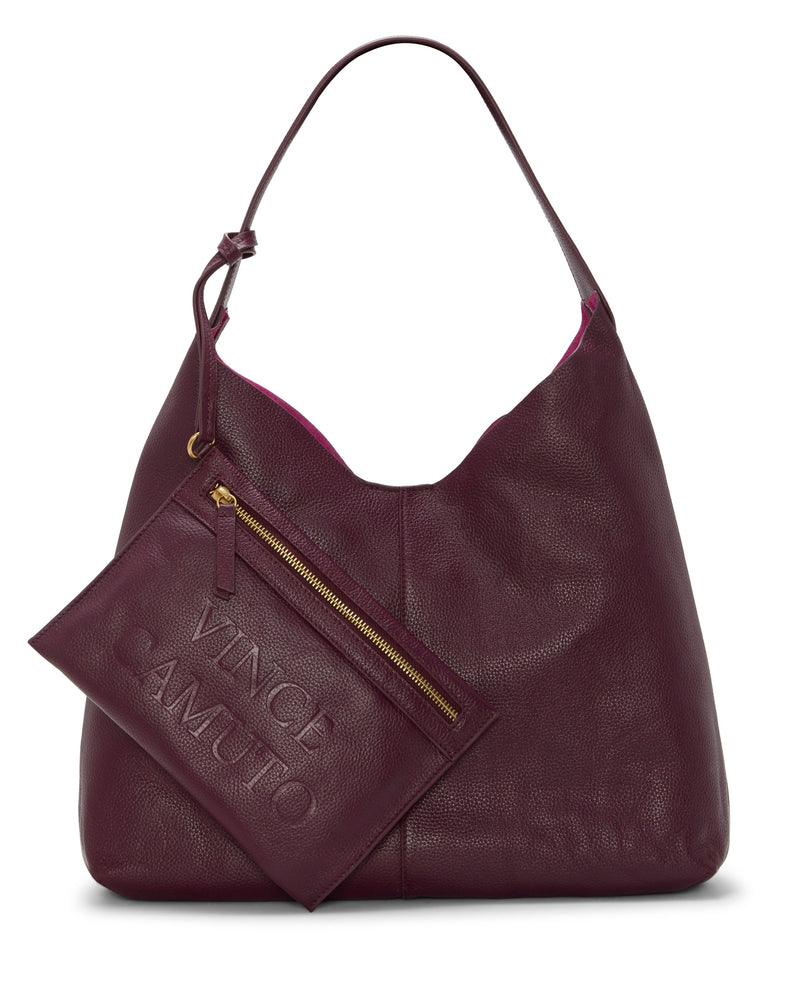 Jenna Hobo Bag - Wineberry/Pink - Vince Camuto