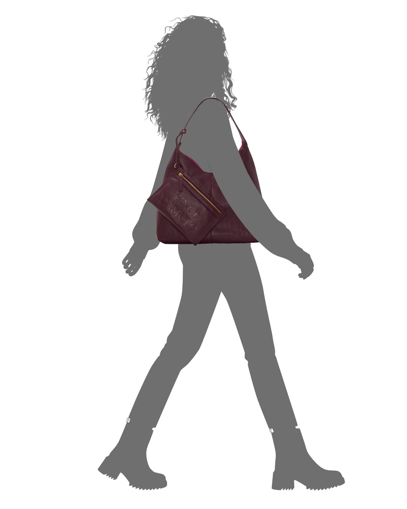 Jenna Hobo Bag - Wineberry/Pink - Vince Camuto