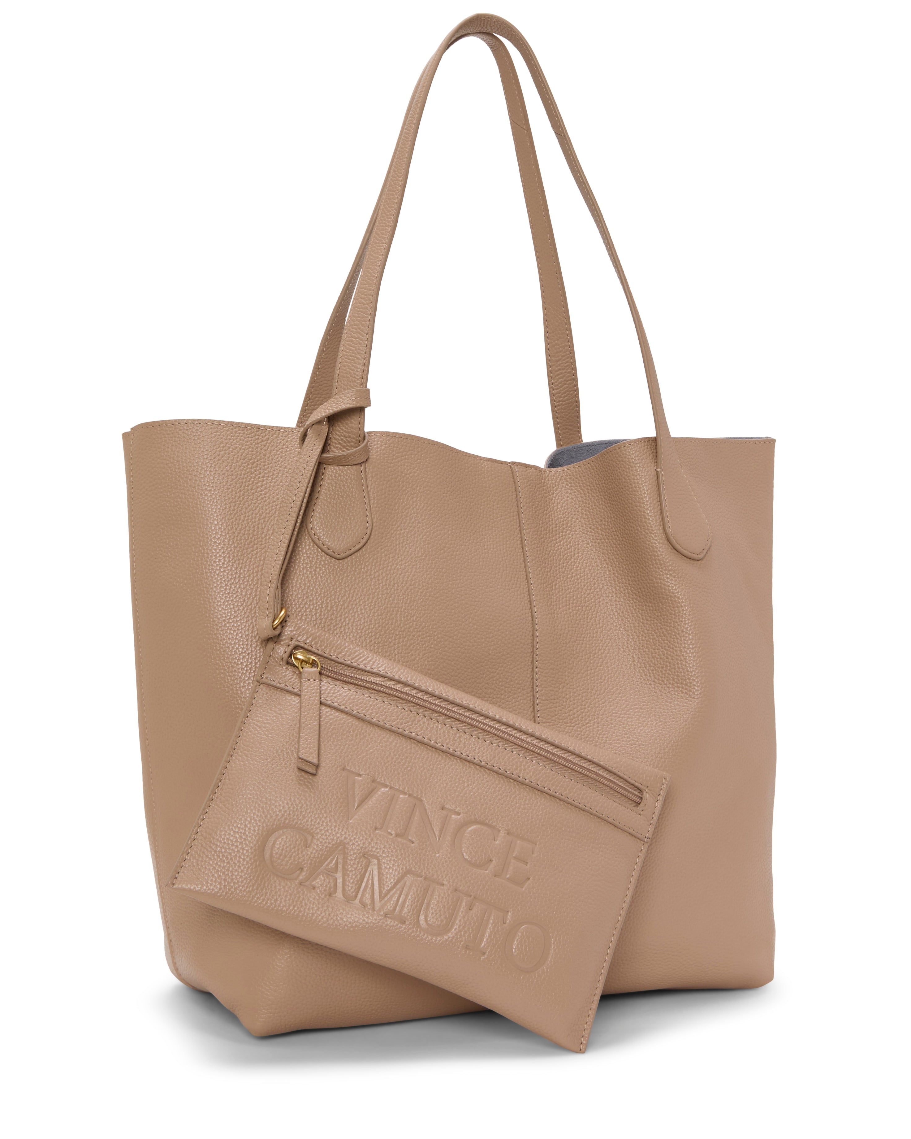 Jenna Tote Bag - Cappuccino/Thistle - Vince Camuto