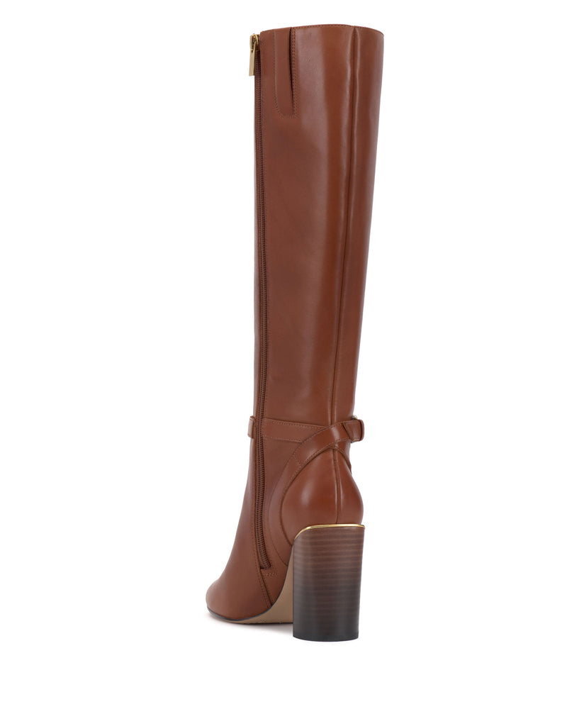 Joanel Belt Buckle Wide Calf Knee High Boot - Vince Camuto