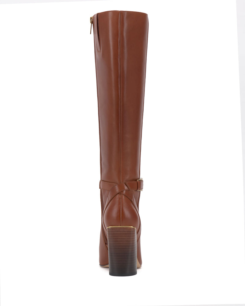 Joanel Belt Buckle Wide Calf Knee High Boot - Vince Camuto