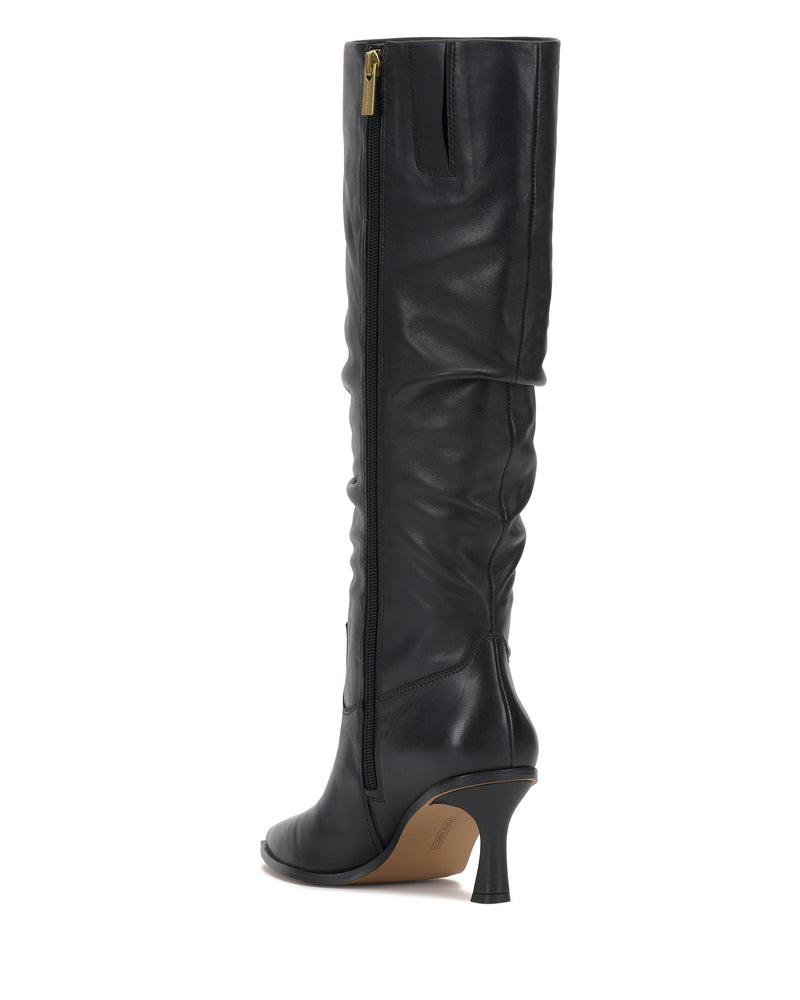 Kindre Narrow Calf Slouchy Knee High Boot - Black - Vince Camuto