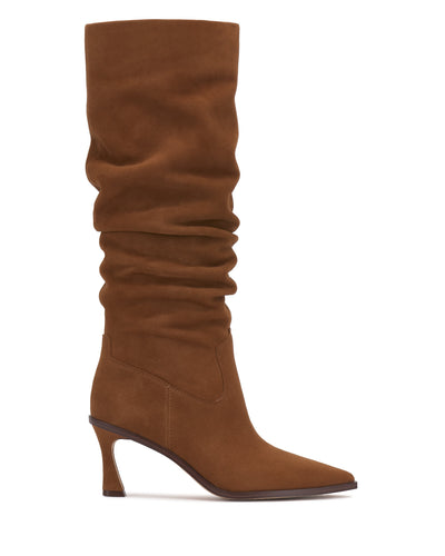 Kindre Narrow Calf Slouchy Knee High Boot - Burnt Sugar - Vince Camuto