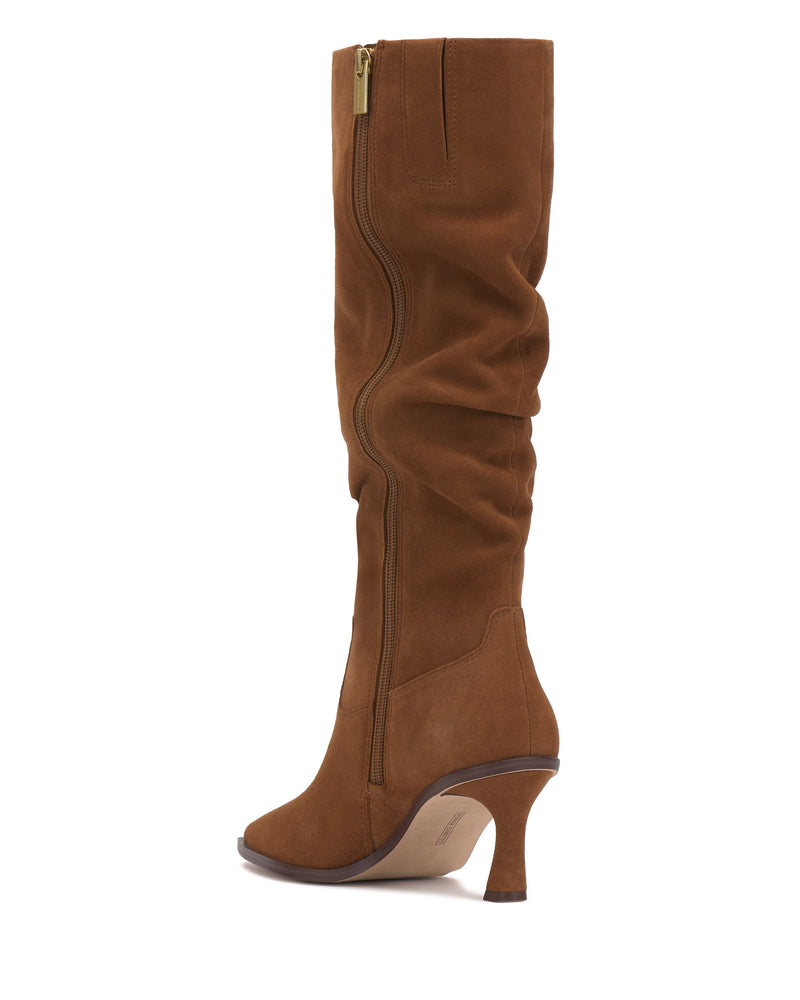 Kindre Narrow Calf Slouchy Knee High Boot - Burnt Sugar - Vince Camuto