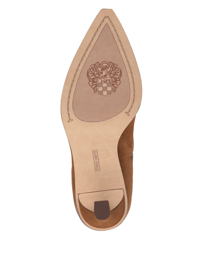 Kindre Narrow Calf Slouchy Knee High Boot - Burnt Sugar - Vince Camuto