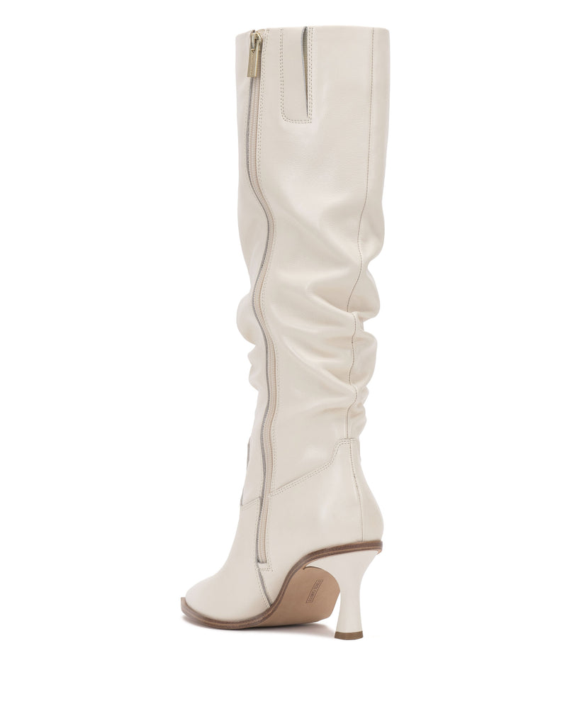 Kindre Wide Calf Slouchy Knee High Boot - Coconut Cream - Vince Camuto