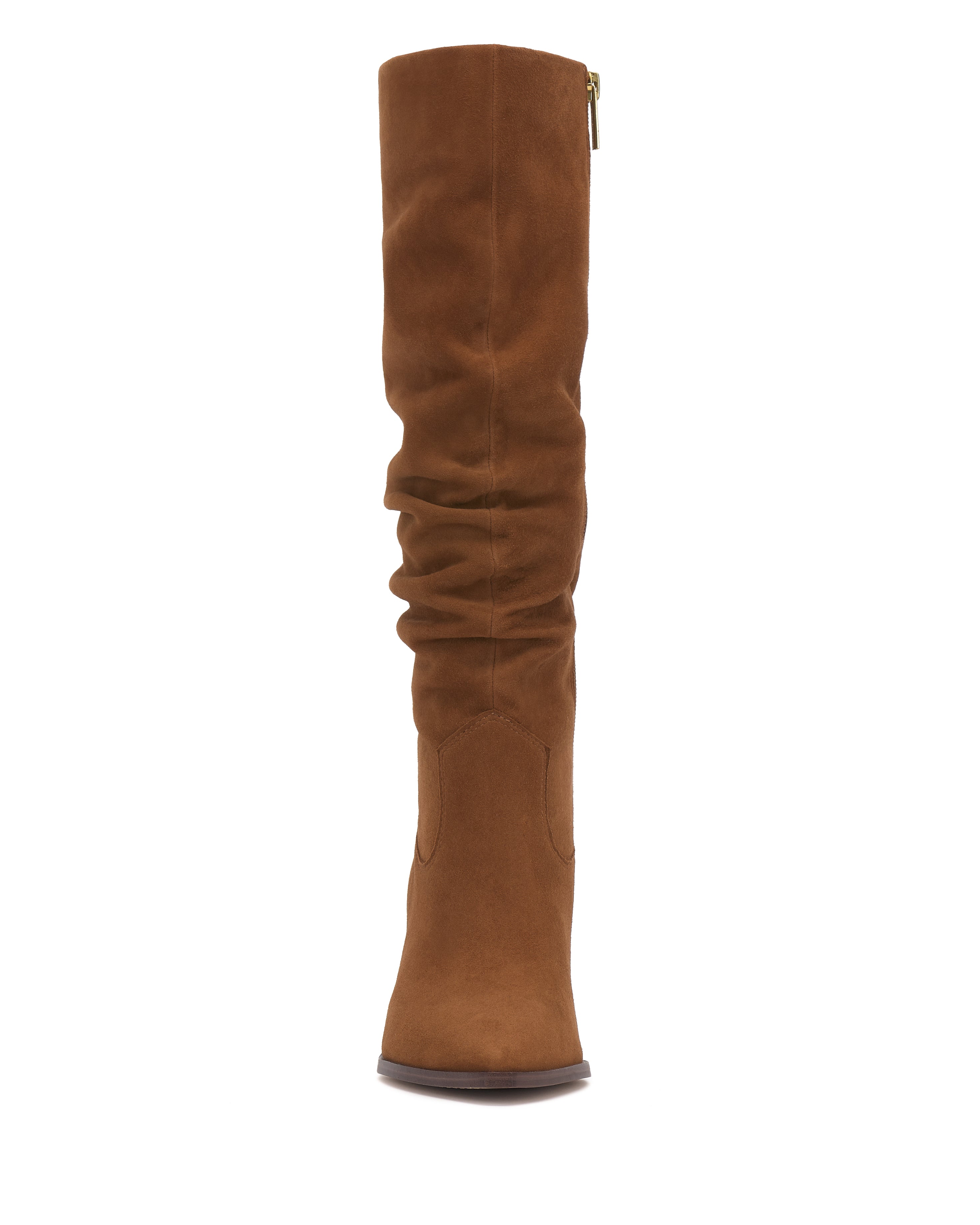 Kindre Wide Calf Slouchy Knee High Boot - Burnt Sugar - Vince Camuto