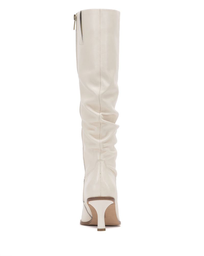 Kindre Extra Wide Calf Slouchy Knee High Boot - Coconut Cream - Vince Camuto