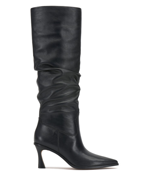 Kindre Slouchy Knee High Boot - Black - Vince Camuto