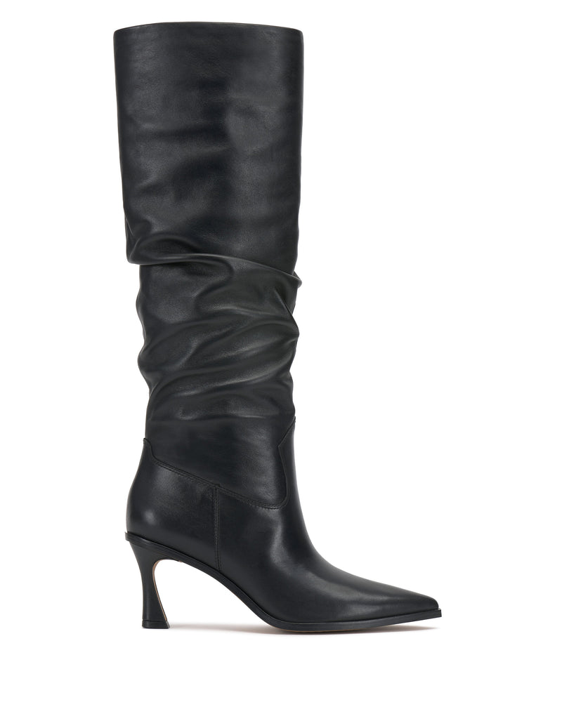 Kindre Slouchy Knee High Boot - Black - Vince Camuto