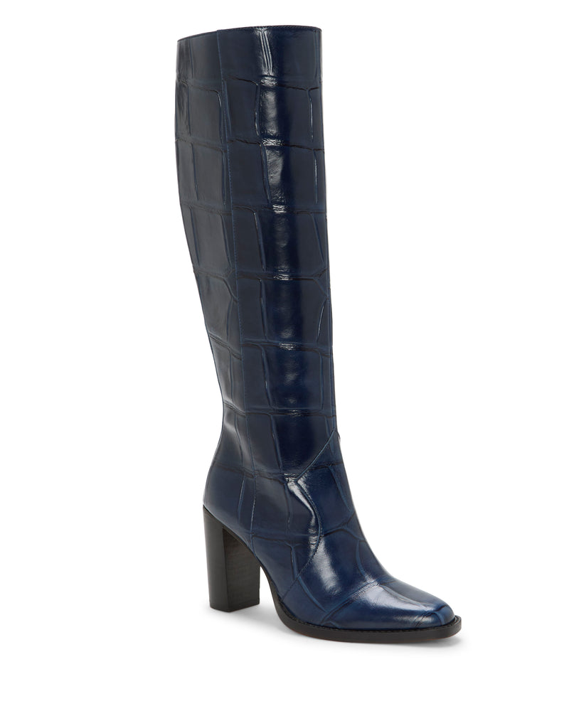 Lecheya Extra Wide Calf Knee High Boot - Deep Navy - Vince Camuto