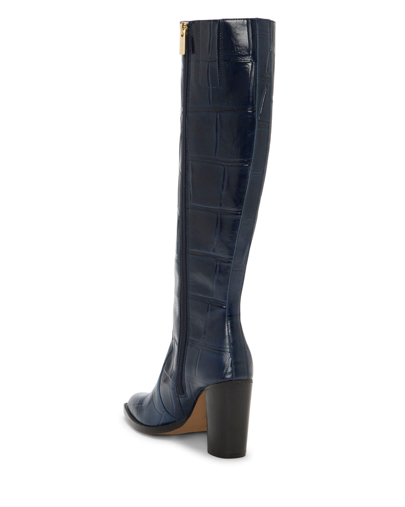 Lecheya Extra Wide Calf Knee High Boot - Deep Navy - Vince Camuto