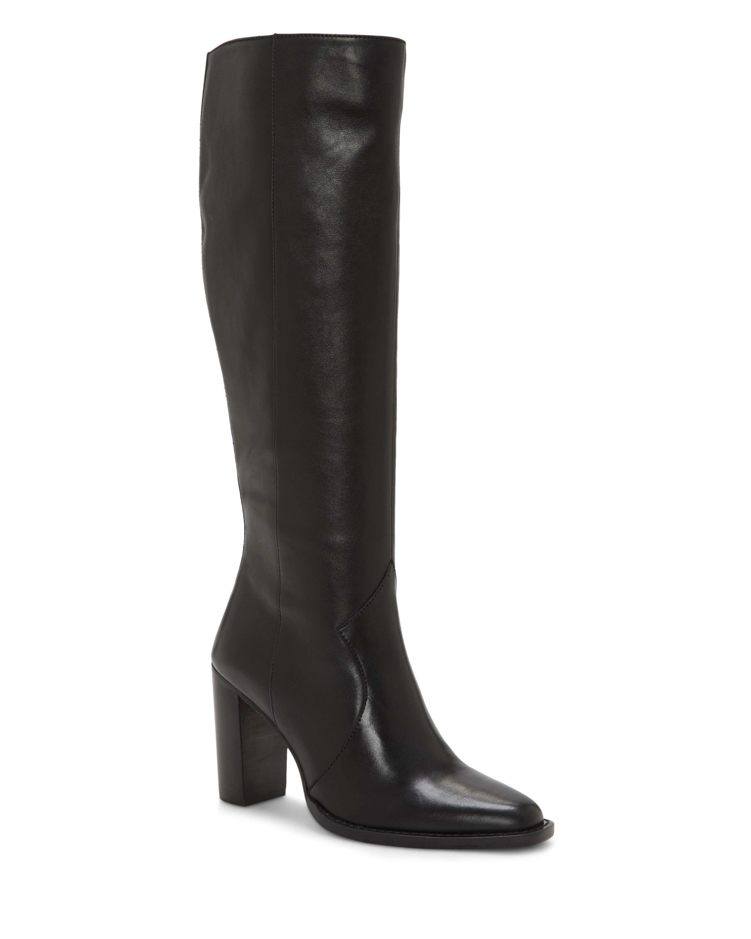 Lecheya Knee High Boot - Black - Vince Camuto