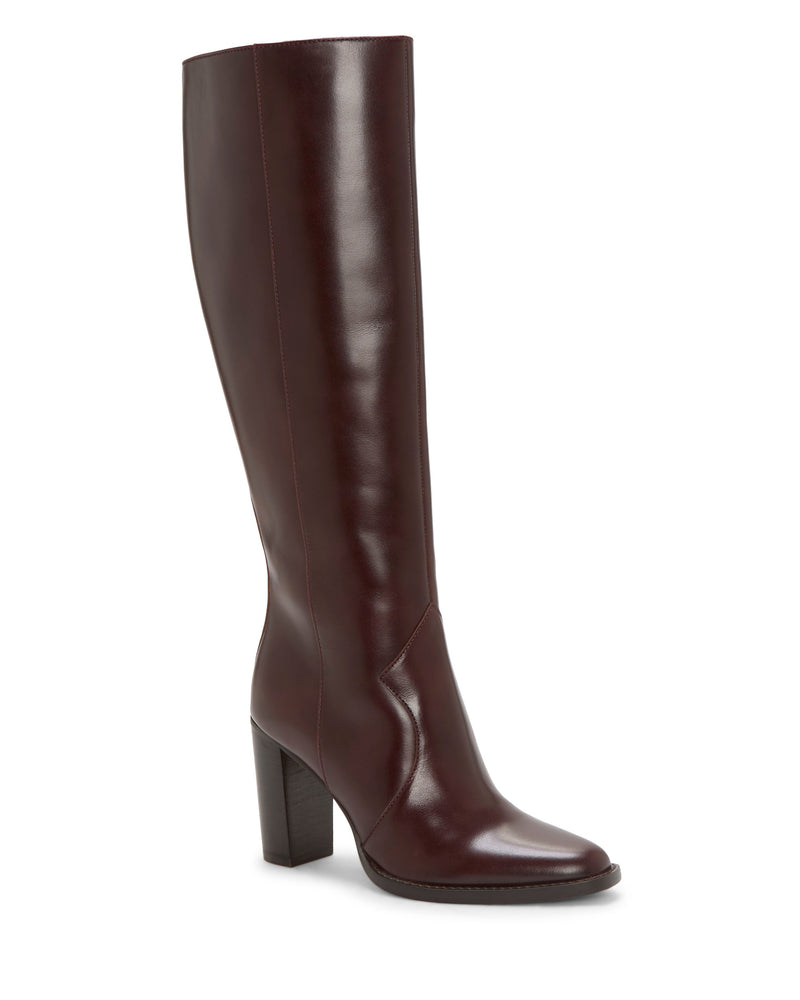 Lecheya Knee High Boot - Rich Mahogany - Vince Camuto