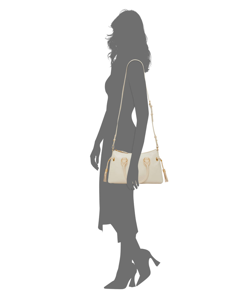 Liann Satchel Bag Cream - Vince Camuto