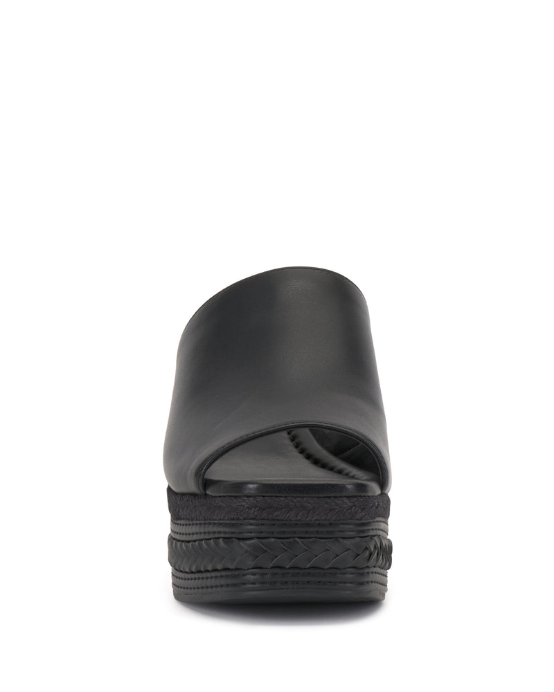 Lierna Espadrille Wedge Sandal - Black - Vince Camuto