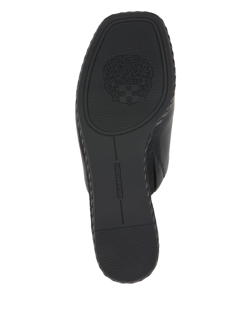 Lierna Espadrille Wedge Sandal - Black - Vince Camuto