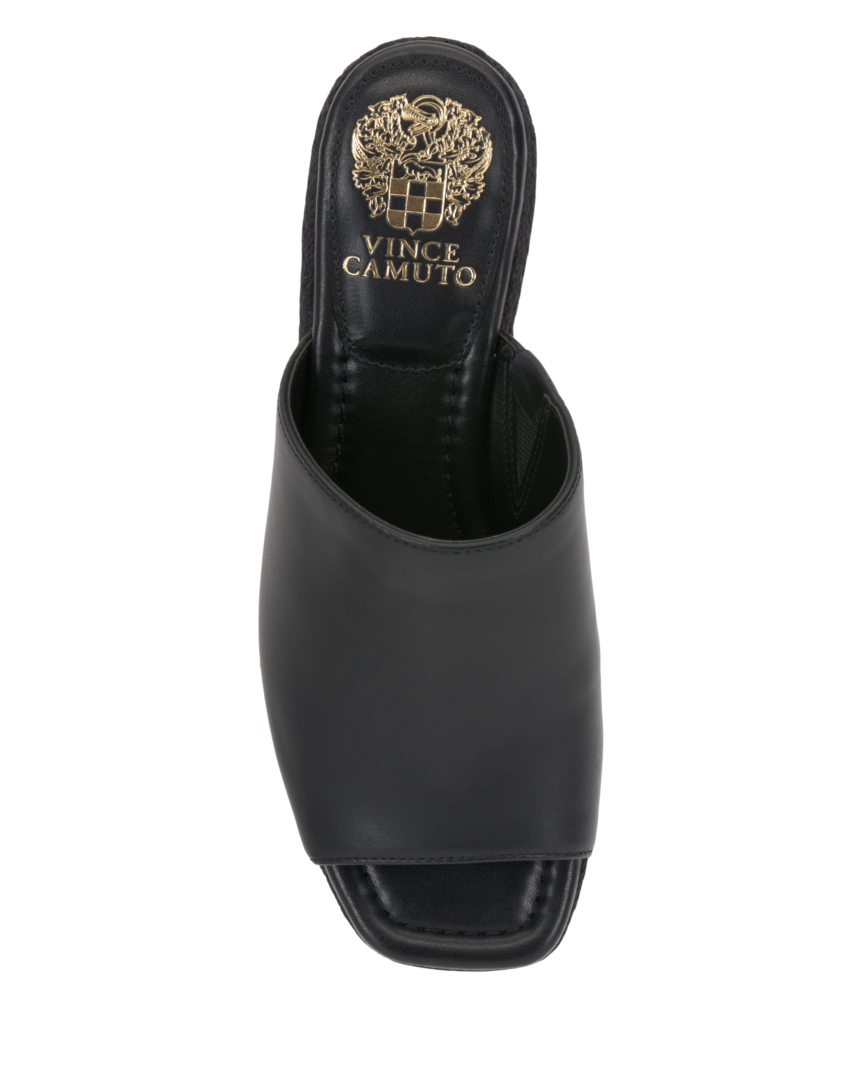 Lierna Espadrille Wedge Sandal - Black - Vince Camuto