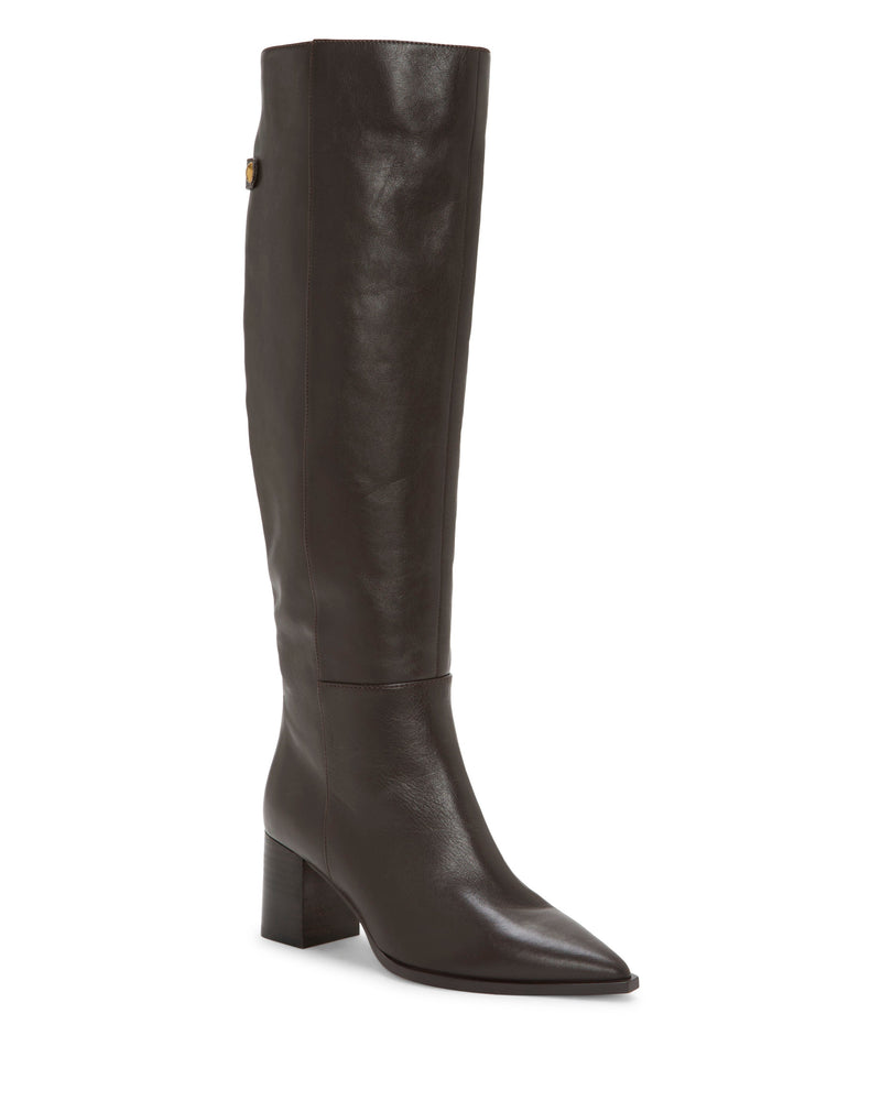 Lilibet Wide Calf Knee High Boot - Brownie - Vince Camuto