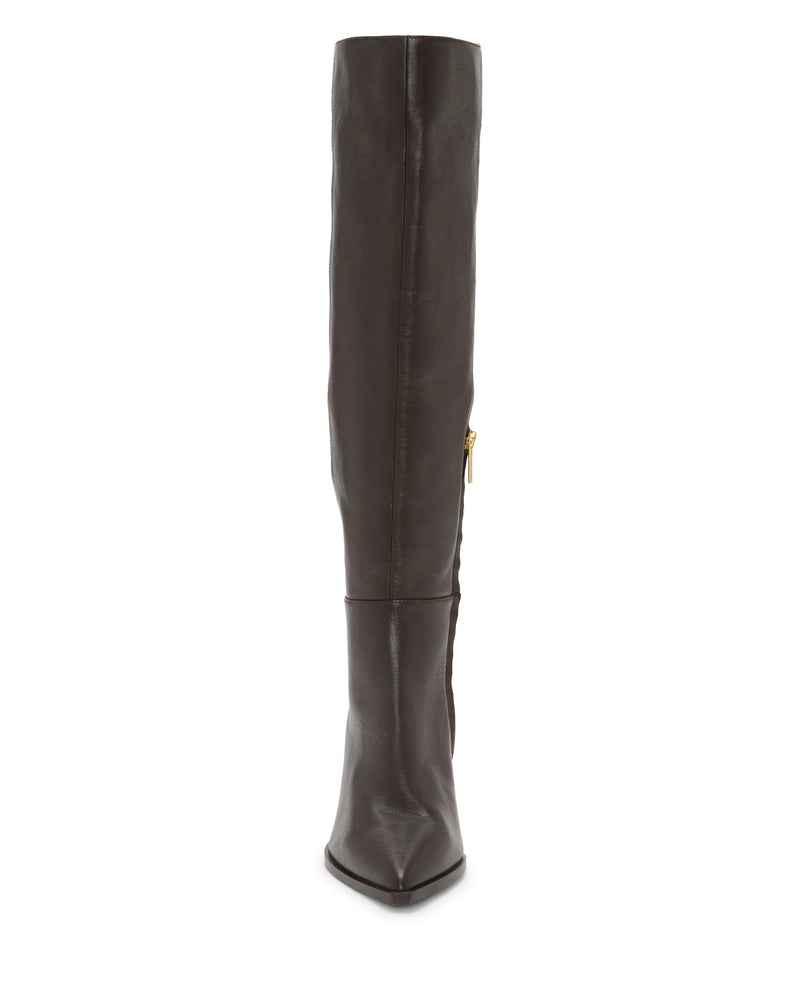 Lilibet Wide Calf Knee High Boot - Brownie - Vince Camuto