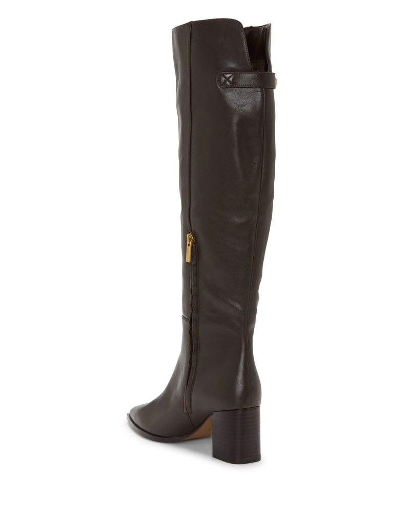 Lilibet Wide Calf Knee High Boot - Brownie - Vince Camuto