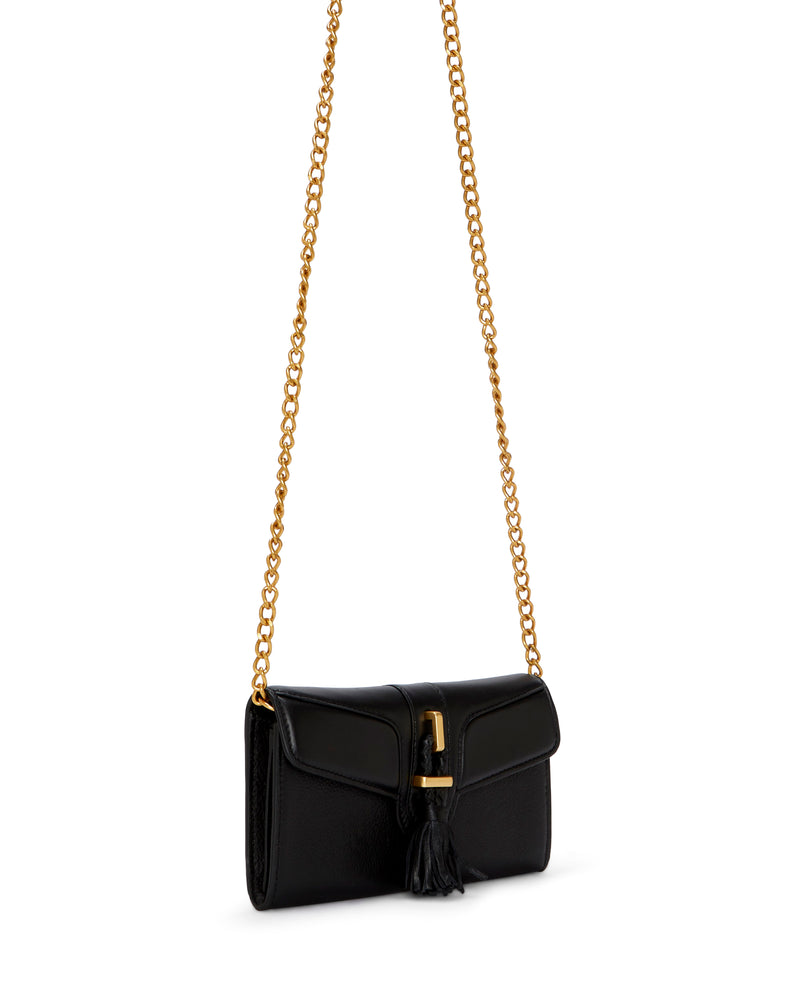 Maecy Wallet on a Chain Black - Vince Camuto