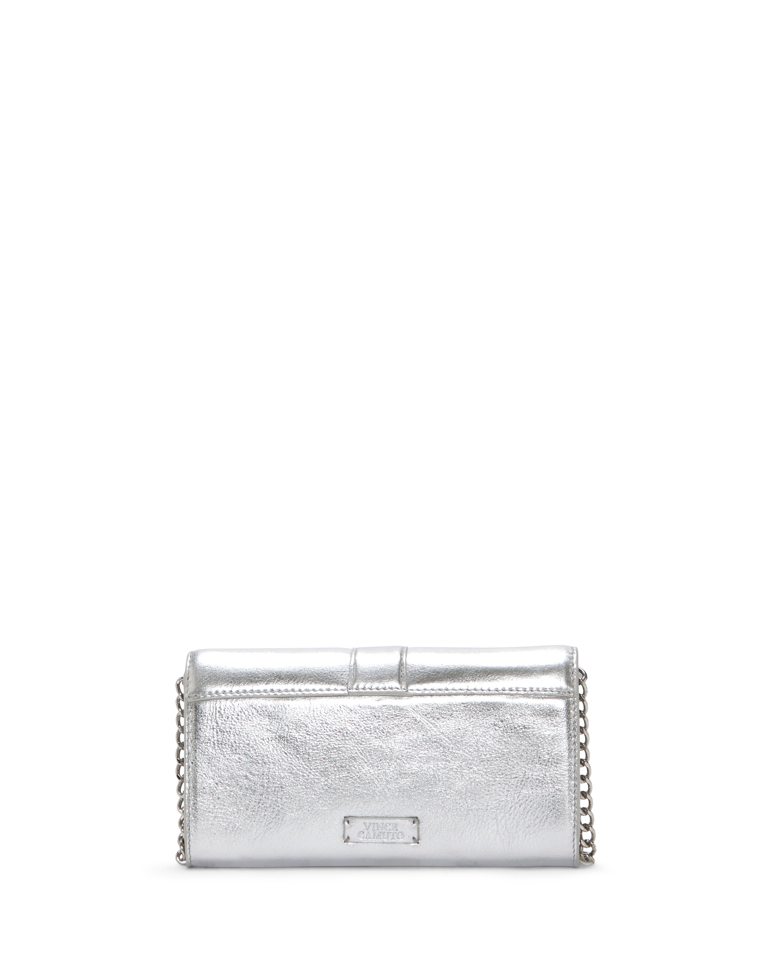 Maecy Wallet on a Chain Silver - Vince Camuto