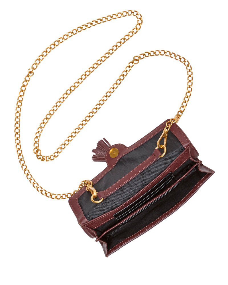 Maecy Wallet on a Chain Red - Vince Camuto