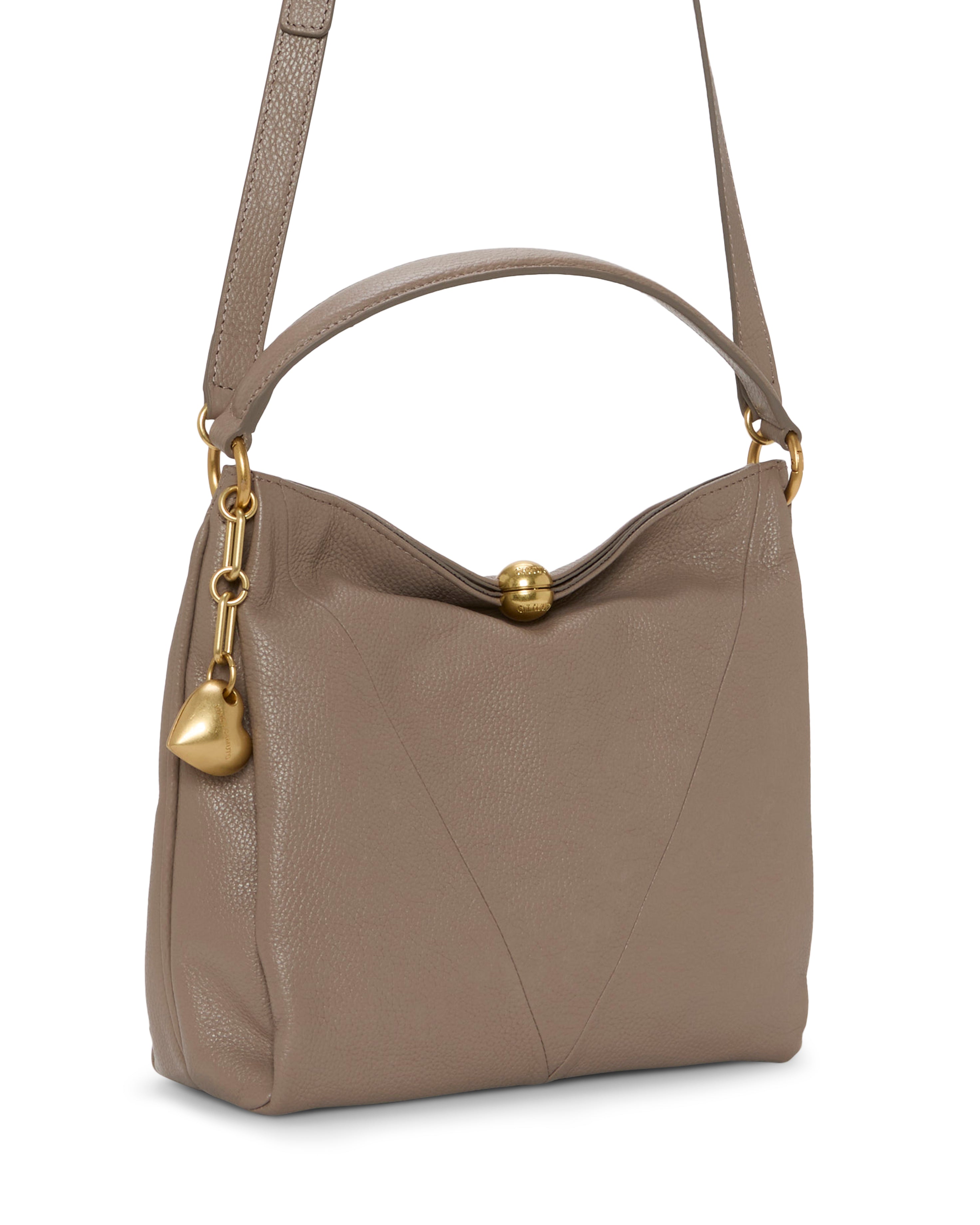 Medna Shoulder Bag - Dark Taupe - Vince Camuto