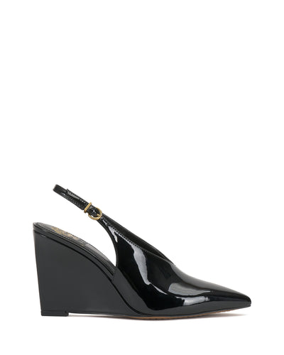 Meristi Wedge Pump - Black - Vince Camuto