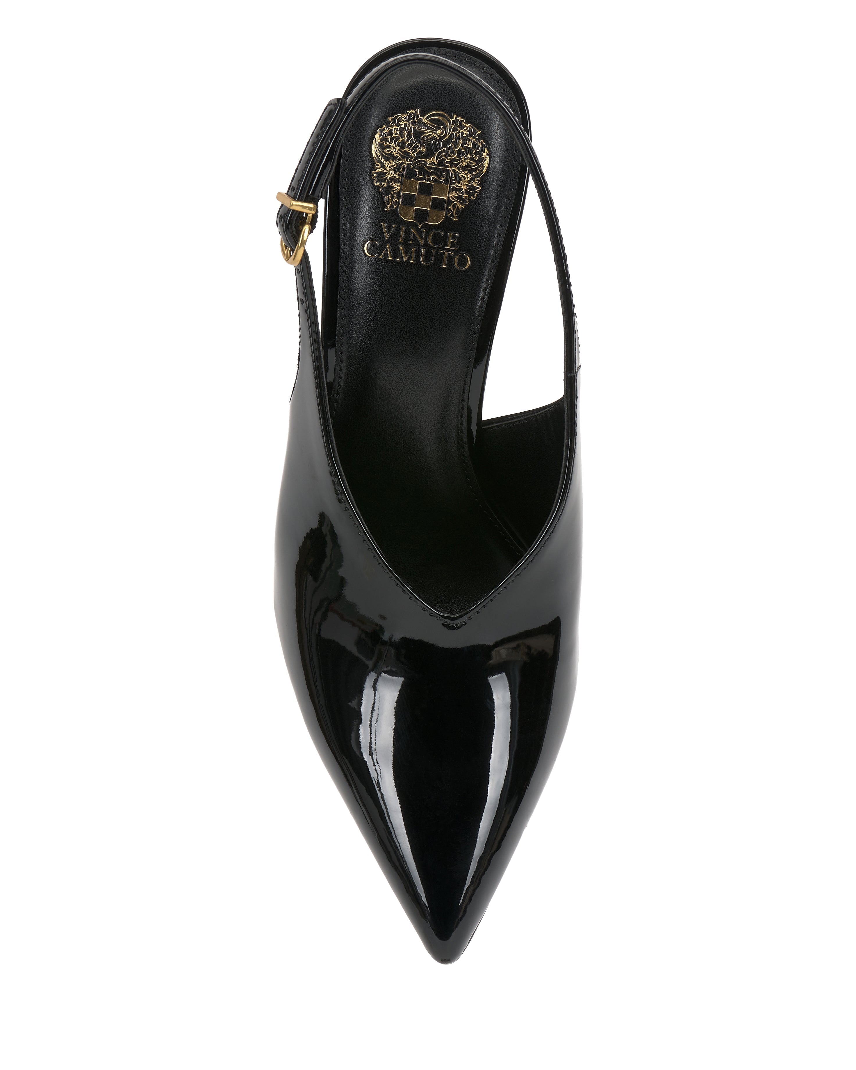 Meristi Wedge Pump - Black - Vince Camuto