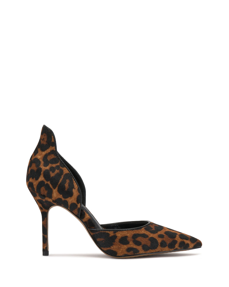 Mirea D'Orsay Pump - Camel/Black - Vince Camuto