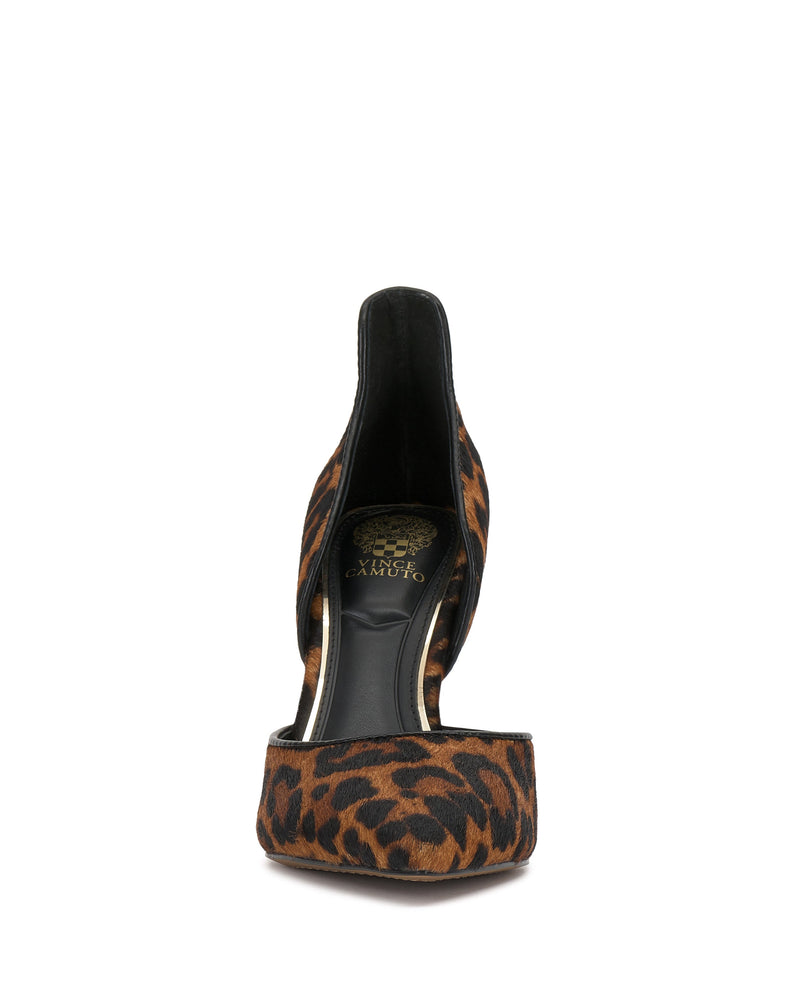 Mirea D'Orsay Pump - Camel/Black - Vince Camuto