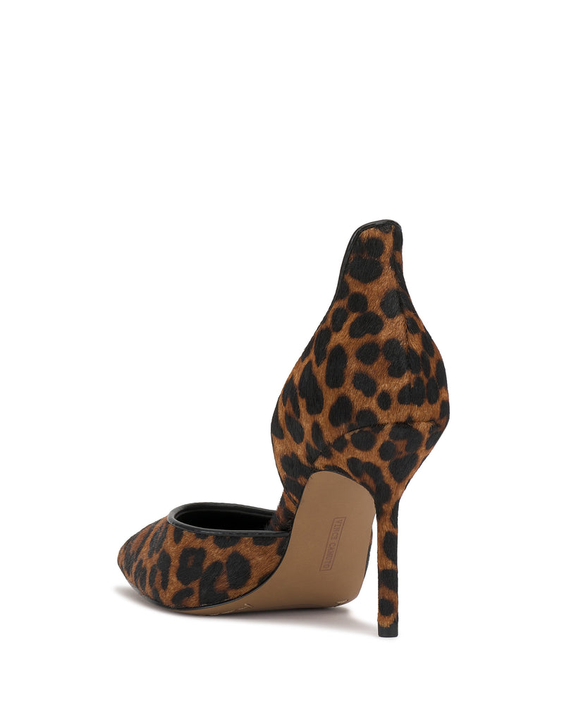 Mirea D'Orsay Pump - Camel/Black - Vince Camuto