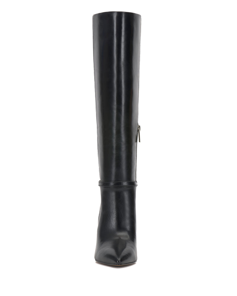 Mirtha Extra Wide Calf Boot - Black - Vince Camuto
