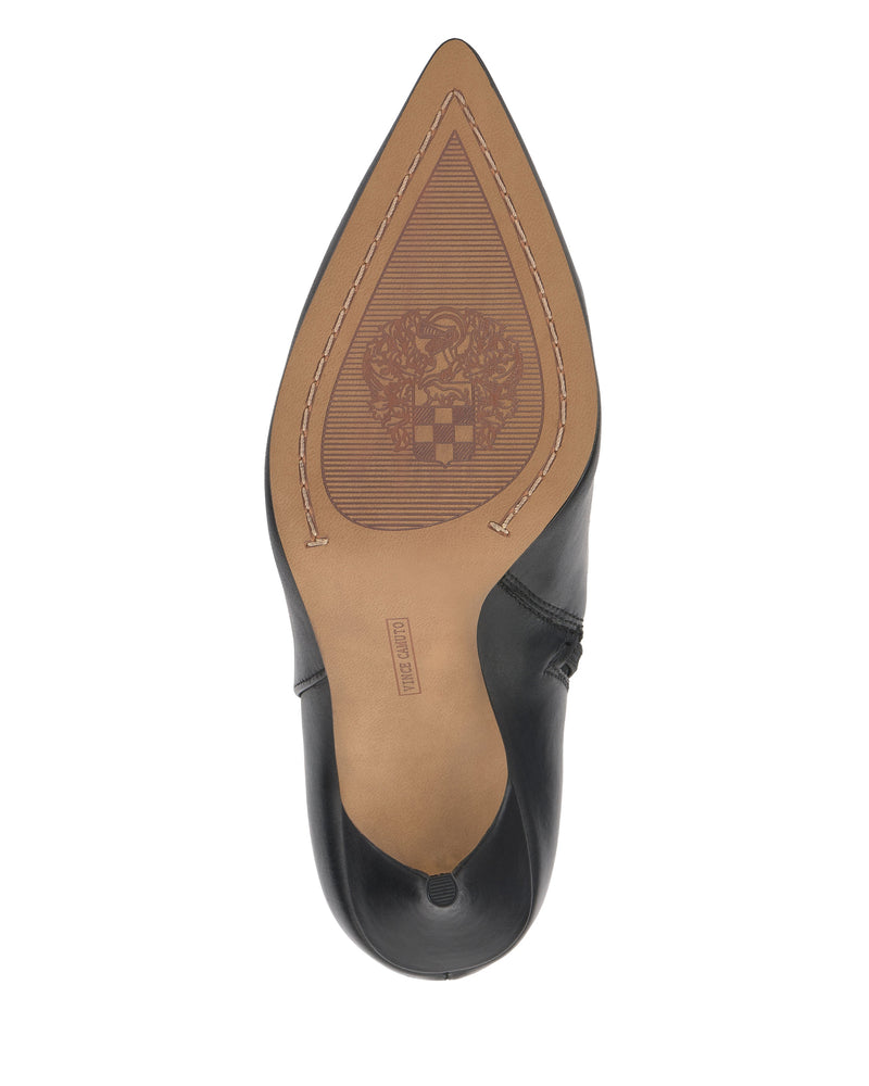Mirtha Extra Wide Calf Boot - Black - Vince Camuto