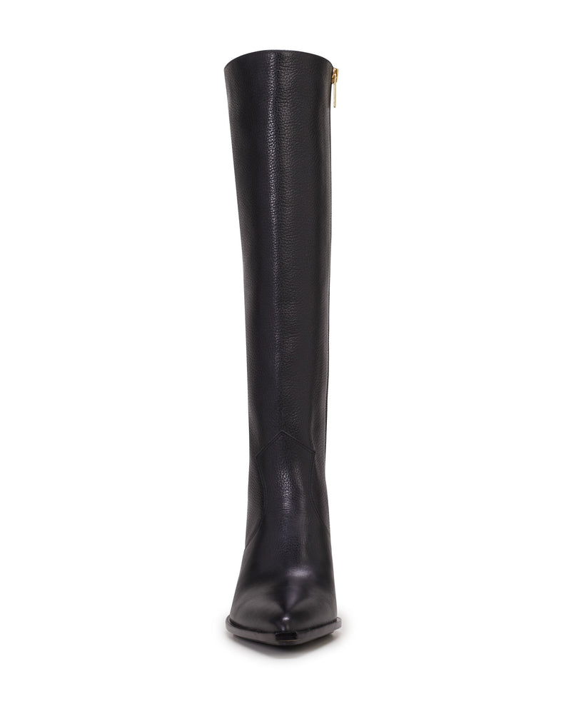 Nally Extra Wide Calf Boot - Black - Vince Camuto