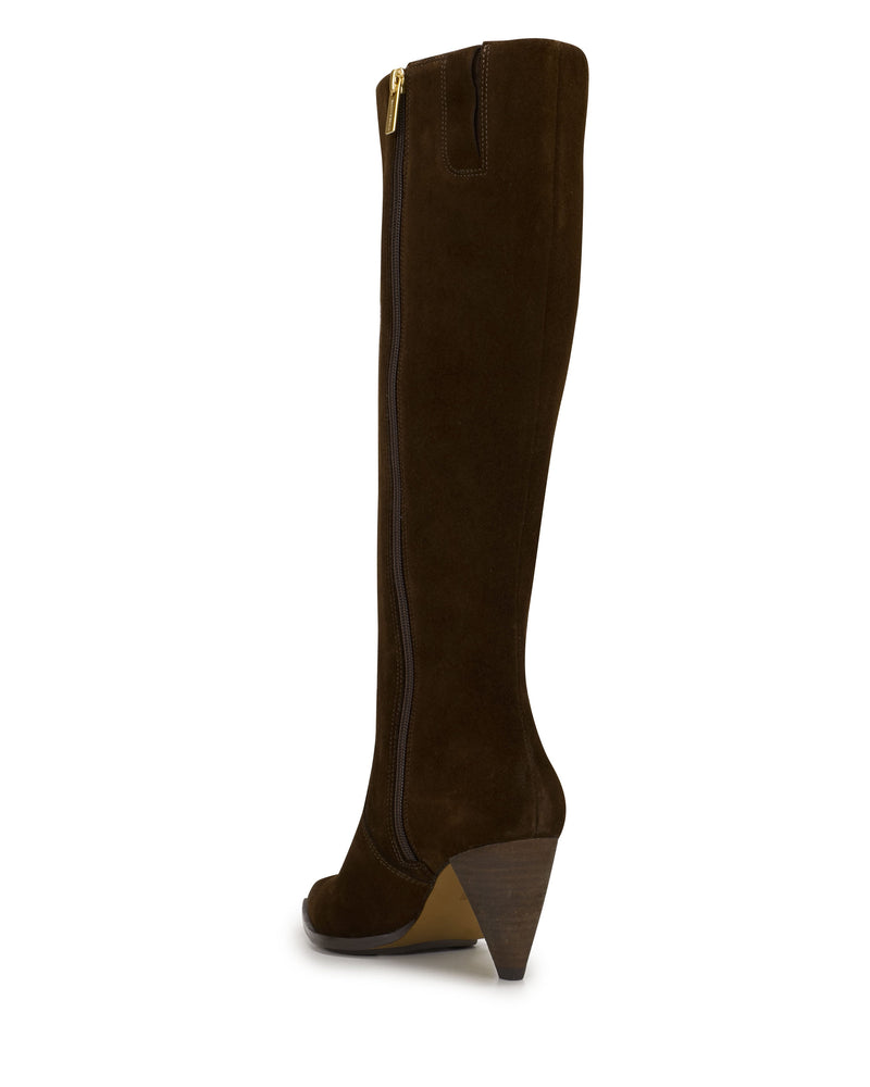 Nally Extra Wide Calf Boot - Brownie - Vince Camuto