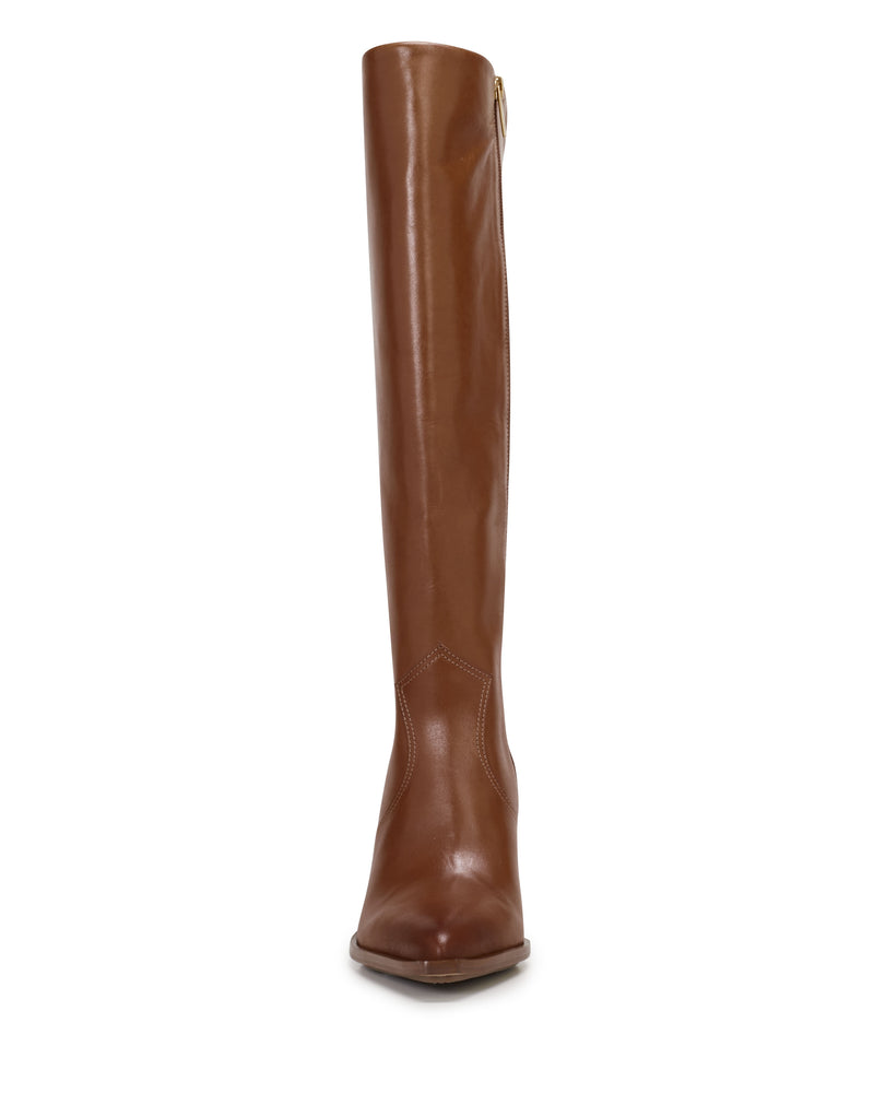 Nally Wide Calf Boot - Golden Walnut - Vince Camuto