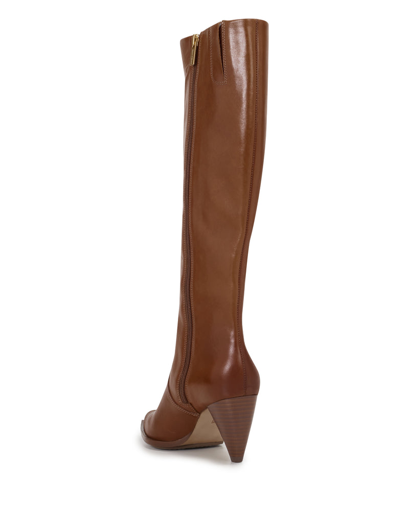 Nally Wide Calf Boot - Golden Walnut - Vince Camuto