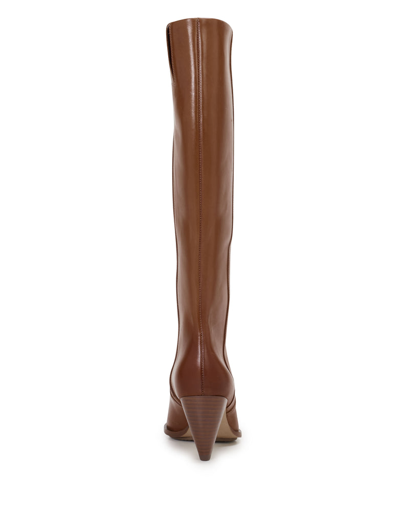 Nally Wide Calf Boot - Golden Walnut - Vince Camuto