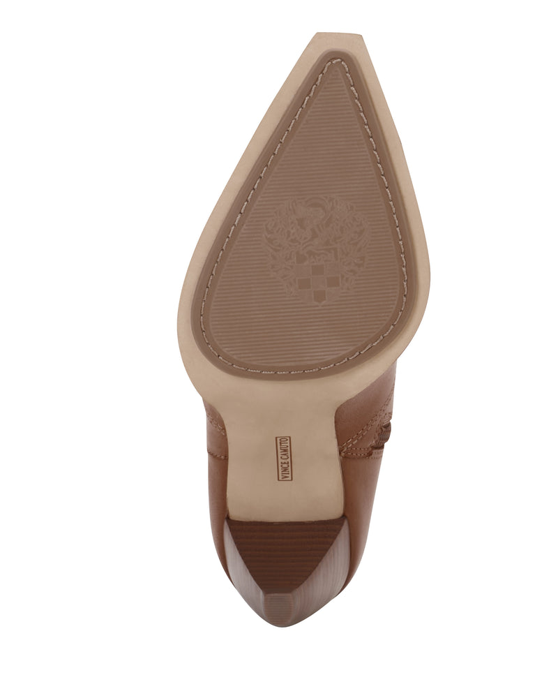 Nally Wide Calf Boot - Golden Walnut - Vince Camuto
