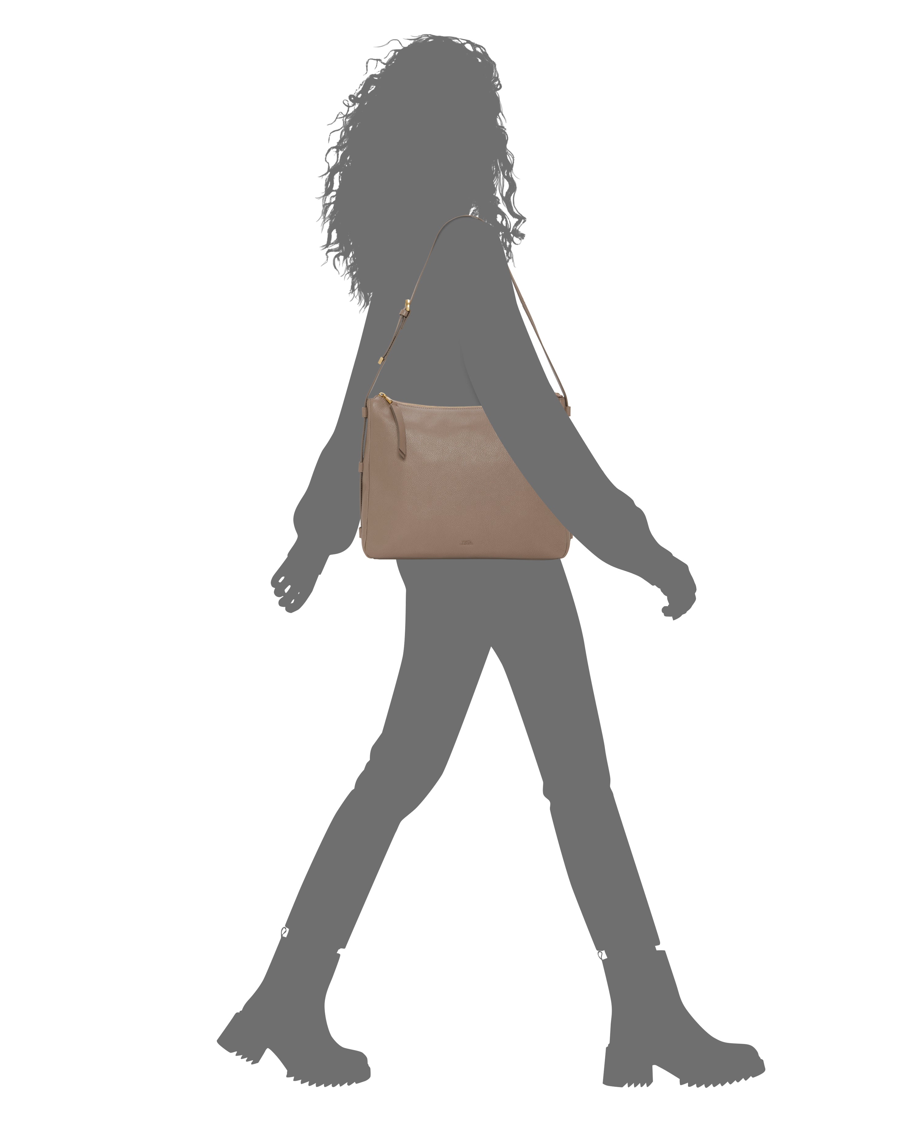 Noemi Shoulder Bag - Dark Taupe - Vince Camuto