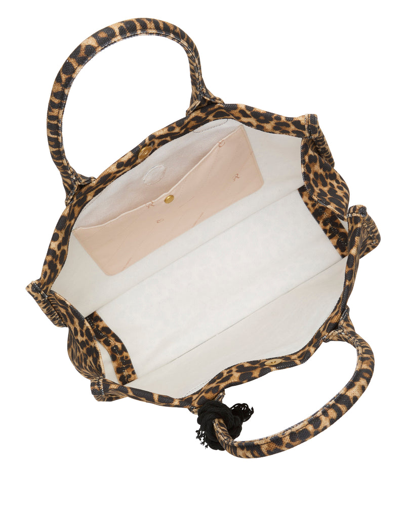 Orla Tote Bag - Caramel Leopard - Vince Camuto