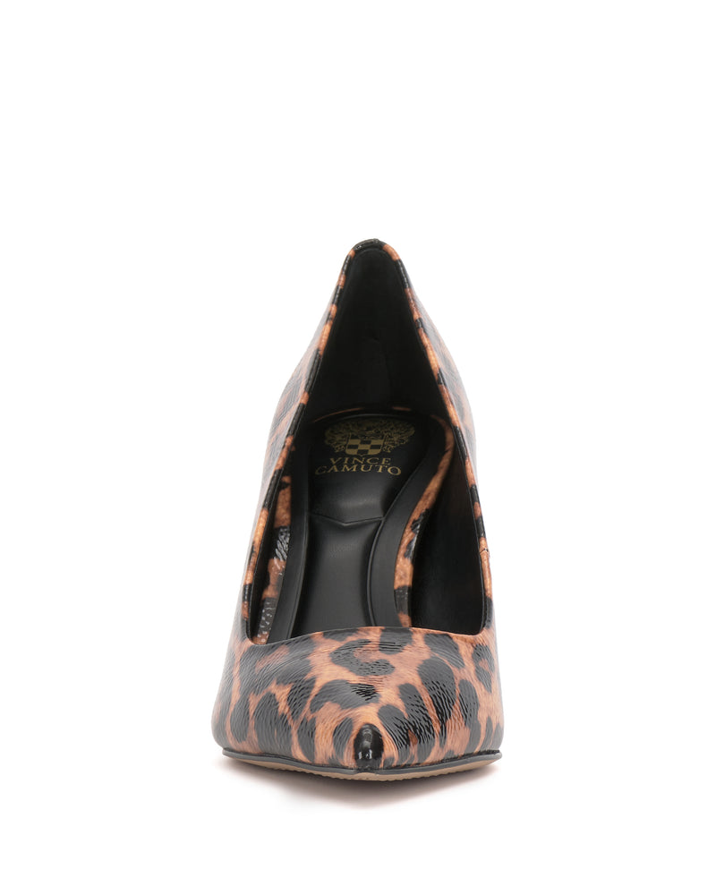 Paislie Pointed Toe Pump - Black/Natural - Vince Camuto